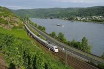 S�dlich von Koblenz auf der linken Rheinstrecke (1.8.08)