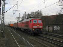 233 479-7 durchf�hrt am 31.01.09 mit einem Containerzug Hamburg-Harburg Richtung Hafen.