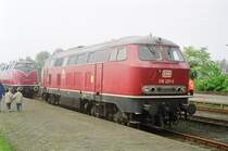 216 221-2 zum 40 j�hrigem Jubil�um der Vogelfluglinie in Puttgarden. 24.05.2003 Scan vom Negativ

