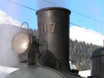  Davosrundfahrt  Detailaufnahme der G 4/5