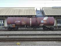PKP - G�terwagen Typ  Zans 33 51 783 6 079-8 im Bahnhofsareal von Konstanz am 20.02.2009