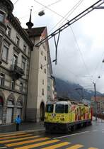 Ge 4/4 II 611 mit Arosa-Zug in Chur-Stadt 03.03.2009