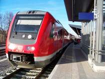 612 531+612 ??? stehen am 1.3.09 als RE in Gera Hbf, 1.3.09.