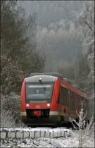 Wenige Minuten sp�ter verl�sst der 648er Br�gge(Westf) als RB52 (RB 29280)  VOLMETALBAHN  nach Dortmund. (01.01.2009)