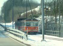 asm  - Regio mit dem Bt 352 und Be 4/4 303 unterwegs anch Solothurn am 21.02.2009