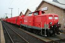 DB-Notfallzug mit 714 002-3 am 12.9.2008 in Fulda.