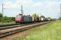 SBB-cargo 482 021-3 am 23.5.2008 in Niederschpfheim.