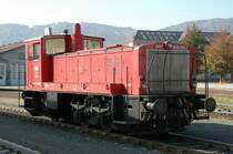 Diesellokomotive DH600-2 der GKB am 11.10.2008 in Graz K�flacher-Bahnhof