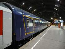 Der  Gro�e Wagen , eingereiht im CNL 458 Prag-Z�rich. Der Wagen verkehrt f�r die Česk� dr�hy (CD).
Leipzig Hbf; 19.02.2009