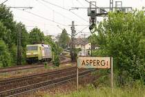 Am Abend des 27.05.2008 war der  M�hdrescher  152 005-5 bei Asperg unterwegs Richtung Bietigheim-Bissingen.