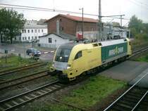 Taurus-Dispolok in Diensten der Rail 4 Chem als Triebfahrzeugleerfahrt im Sp�therbst 2004 in Markranst�dt