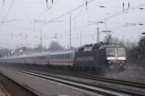 120 154-0 + 120 159-9  150 Jahre M�rklin  mit dem IC 2029 bei der Abfahrt in Solignen Hbf am 15.02.2009
