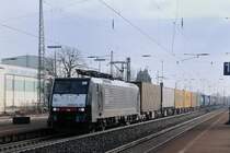 ES 64 F4 997 zieht einen KLV-Zug Richtung Mainz-Bischofsheim. (KBS 651).