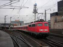 110 465 mit dem Freitagsverst�rker Hannover-Nienburg in Hannover.