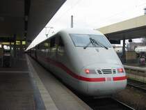 Hier sieht man die Schiebendelok die den ICE 1 am 10.2.2005 nach Stuttgart schob. Foto zeigt ihn in Mannheim Hbf.