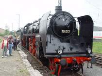 19 017 beim Dampflokfest in Dresden