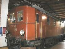 RhB Kastenlok Ge 4/6 Nr.391 im Museum f�r Verkehr und Technik in Berlin am 21.10.03 (Sehr schlecht zu Fotografieren)