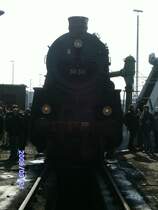 Die Front der badischen G12 58 311 bei der Saisoner�ffnung im BW Dresden Altstadt am 21. M�rz 2009.