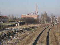  Ziegeldampflok  an der Strecke Geithain-Borna bei Leipzig