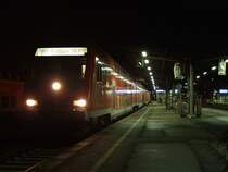 Erste Regionalbahn nach Koblenz Hbf wartet in Bingen Hbf am 06.12.08 auf die Weiterfahrt. Das vorletzte Wochende an dem die DB Regio die linke Rheinstrecke noch befahren hat