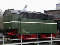 Zusatztender von 18 201 auf der Drehscheibe des Eisenbahnmuseums Dresden zur Ausrichtung f�r den Sonderzug nach G�rlitz. Dampfloktreffen 2009 Dresden. 22.03.2009