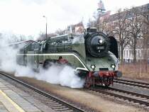 18 201 am 22.3.09 beim rangieren in G�rlitz.