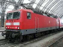 DB - E-Lok  143 551-0 in Dresden am 11.12.2008