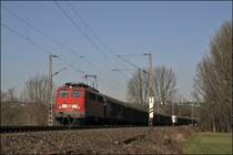 139 135 m�sste den 52399, Osnabr�ck - Hagen-Vorhalle Rbf, am Haken haben und konnte am Morgen des 20.03.2009 in den Ruhrwiesen abgelichtet werden.
