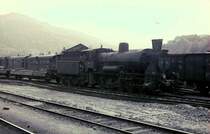 Dampflok BR57.321 irgendwo zwischen M�rzuschlag und Klagenfurt (ich war selbst auf dem D-Zug Wien-Rom aber wo genau habe ich dieses Bild genommen ist mir unklar). September 1962.