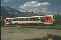 Noch recht neu war der 5047 028-5, als er sich Anfang der 90er in Innsbruck vor der ansehnlichen Gebirgskulisse pr�sentierte.