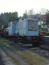 Em 3/3 der Eurovapor steht abgestellt in Kandern. 22.03.09