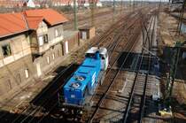 Lok D05 der Regental Cargo verlie� am 21.03.09 den Rbf Halle(S) Richtung K�nnern.