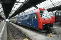 Ich bin auch ein Regionalzug. Re 450074-0 am 28.03.2009 als Regio Lenzburg Aarau.