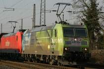 Endlich mal vorne Railion 185 152-6 am 30.3.09 in Ratingen-Lintorf