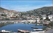 Topolobampo am Golf von Kalifornien ist Ausgangspunkt der erst 1963 er�ffneten Eisenbahnstrecke nach Chihuahua. (Archiv 02/77)