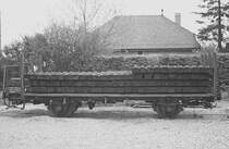 NStCM - Beladener G�terwagen  L 47  .. Bild ab Dia von Mai 1985