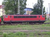 155 055 steht abgestellt in Frankfurt/Oder.28.05.07