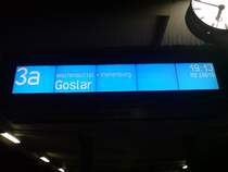 Branschweig Hbf - RegionalBahn nach Goslar