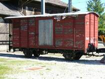 NStCM - G�terwagen  G  36 im Depotareal von Nyon am 03.09.2006