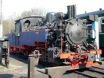 Sie wird am 10.April 2009 die Ostersonderfahrt bespannen:Aquarius C. am 04.April 2009 in der Einsatzstelle Putbus.