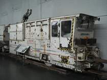 Diese Lokomotive war als Arbeitstier beim Bau des Eurotunnels eingesetzt und wurde im letzten Arbeitszustand dem National Railway Museum, York �bergeben.