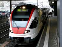 RABe 521 009 (Flirt) als S3 nach Olten; Basel SBB, 28.03.2009
