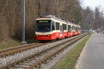 Be 4/6 73 und Be 4/6 70 befinden sich am 2.4.09 in Waldburg.