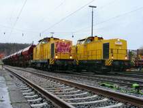 V 150.02 + 03 in Siegen-Weidenau am 16.11.08