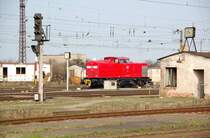 203 443 rangiert am 04.04.09 im Rbf Gro�korbetha. 