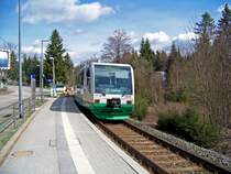 VT35 als VBG83214 und VT32 als VBG83114 in Gr�nbach, 9.4.09.