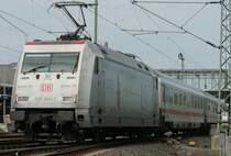 Die In Form 101 034-7 fuhr am 10.04.2009 in D�sseldorf Flughafen ein