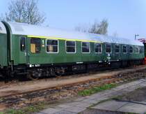 Vierachsiger D-Zug(Neubau)Wagen der Gattung ABme, Typ Y des Vereins Eisenbahnmuseum Bayerischer Bahnhof zu Leipzig e.V.(EMBB). Der Wagen wurde general�berholt und kommt bei Sonderfahrten zum Einsatz.