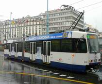 Genf - Tram Be 4/6 810 unterwegs auf der Linie 13 am 31.12.2008