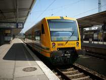 ODEG VT 650.66 verl��t am 12.April 2009 den Bahnhof Berlin Lichtenberg nach Eberswalde.